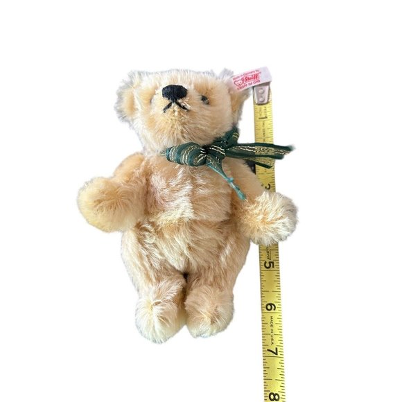 Steiff Plush Stuffed Animal Bear Mohair Christmas 2004 with stocking 037740 - Picture 3 of 12